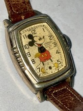 Antique Original 1930's INGERSOLL MICKEY MOUSE WATCH picture