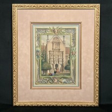 Antique Hand Colored Engraving 