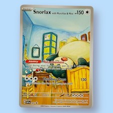 Munchlax, Snorlax, Mew  Pokemon x Starry Night Custom Art Card - Mint Condition picture