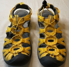 KEEN Whisper Women’s 9 Yellow Gray Water Hiking Sandals Closed Toe New No Box picture