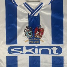 Brighton & Hove Albion Football Shirt 2000 2001 2002 Errea Home Large Genuine picture