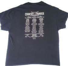 Country Thunder 2019 Music Festival T Shirt Mens XL Black Tour Band Tee picture
