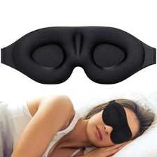MZOO Luxury Sleep Eye Mask for Side Sleeper Men Women, Zero Eye Pressure 3D Mask picture
