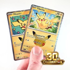 **Pick Your Pikachu** Pokemon 30th Celebration Pikachu HOLO 1-30 YOU PICK picture