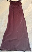 Vintage  Prom Dress Maxi Gown  Overlay Sheer Beaded Size 6 picture