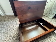 Lap Desk Writing Desk Slope Top Writer’s Artist Portable Handmade Wooden VTG picture