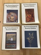 The Protocol Journal of Botanical Medicine 4 Volumes Herbal Research Lot G/VG picture