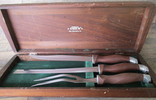 Vintage 3 pc Cutco Carving Set 1011 1012 1013 w Original box MADE IN USA KNIVES picture
