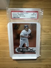 MANNY RAMIREZ 2005 Zenith Epix Orange Season #/350 PSA 10 GEM MINT RED SOX Pop 1 picture