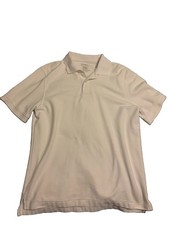 L.L.Bean Traditional Fit Men's Short Sleeve Cotton Polo Shirt White M Regular picture