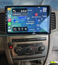 4+64GB Android 14 For Jeep Grand Cherokee 2005-2010 CarPlay Car Radio GPS Stereo picture