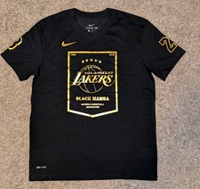 Kobe Bryant Black Mamba Los Angeles Lakers commemorative Retirement Shirt picture