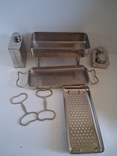 French Military Issue WWII Thenot Paris Metal Disinfectant Mobile Set.  picture