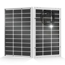 Eco-worthy 200 Watt Bifacial Solar Panel 2 Pcs 100 Watt Monocrystalline Solar RV picture