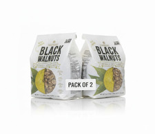 2 Pack Hammons Hand Harvested Black Walnuts Large Pieces 12 oz picture