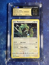 Pokemon Rayquaza SWSHO29 Black Star Promo Cosmos Holo CGC 10 Pristine 2020 TCG picture