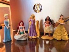 Tonies Character Lot of 5 Disney Rapunzel, BELLE, ARIEL, MOANA, Elsa picture