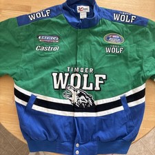 Vintage Chase Authentics Timber Wolf David Green Brewco Motorsports Size Large  picture