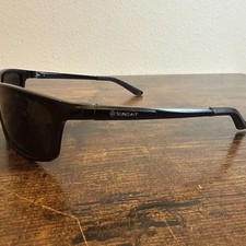 SUNGAIT 2179 Sunglasses Black Wrap Style Smoke UV400 Men Sport Vintage 2179 C1 picture