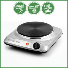 ELECTRIC COUNTERTOP SINGLE BURNER Cooktop Cast Iron Hot Plate Stove 1000W Cooker picture