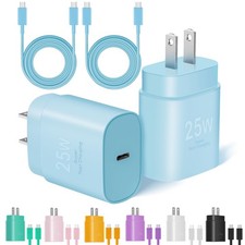 Type C Charger Fast Charging, 2Pack [10FT&6FT] Long USB C Cable with 25W Phone S picture