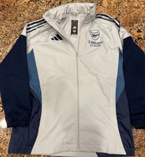 Adidas Arsenal All Weather Training Jacket Large Brand New 26/27 picture