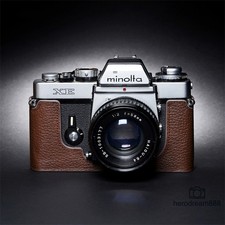 Half Case For Minolta XD XE XD11 XD7 XE7 Camera Retro Cover Leather TP Handmade picture