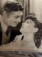 Clark Gable Vivien Leigh “Gone With the Wind” Original Vintage RARE  87 yrs old picture