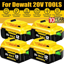 2/4Pack 12.0AH replace For DeWalt 20Volt Max Lithium-ion Battery DCB206 DCB205-2 picture