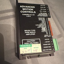 Advanced Motion Controls 20A20E-MG1 DC PWM Servo Amplifier 1-Phase 0.4kW picture