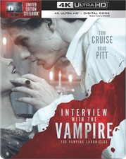 INTERVIEW WITH THE VAMPIRE STEELBOOK 4K ULTRA HD NEW SEALED PRE-SALE 9/22/26 picture