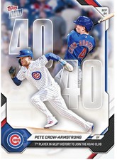 2026 Topps Now #712 Pete Crow-Armstrong 40/40 Season Club Chicago Cubs PRESALE picture