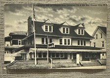 RARE Antique Postcard RPPC Real Photo Ocean City New Jersey OCNJ Plymouth Inn picture