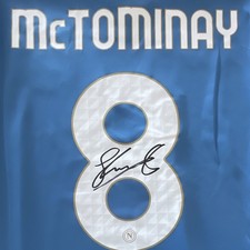 Scott McTominay Autographed HOME SSCNaples Jersey 8 NAPLES-AS- picture