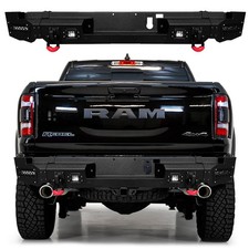 Vijay Steel Rear Bumper For Dodge Ram 1500 Rebel 2019-2024 With LED Light D-Ring picture