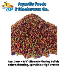 25-lbs 3mm ULTRA Mix Color, Spirulina, High Protein 3-Type Floating Pellets picture