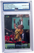 Novak Djokovic Signed 2007 Ace Authentic Promo Rookie Tennis Card RC Psa Auto 10 picture