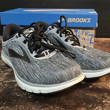 Brooks PureFlow 7 Mens Running Shoes Grey Black Low Top Sneakers 110275 1D 055 8 picture