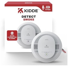 Kidde Smoke Detector Hardwired  10- Year Battery Backup 85 dB Alarm 20SA10 picture