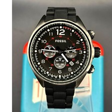Fossil Flight CH2697 Chronograph Black Dial 46mm Men’s Watch picture