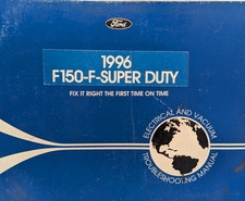 1996 Ford F-150 + Super Duty Electrical Wiring Diagrams Manual OEM 96 Book picture