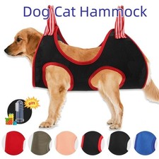 Portable Pet Dog Cat Grooming Hanging Hammock Harness Breathable Groom Helper US picture