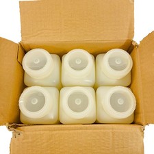 Karter Scientific 250mL Wide-Mouth Square HDPE Bottles 238B2 w/ PP Caps, 6-Pack picture