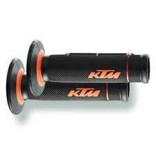 KTM OEM Dual Compound Grip Set Black Orange SX SX-F EXC XC 2003-2026 63002021200 picture
