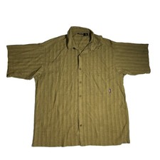 Patagonia Men’sXL Organic Cotton Green Yellow Plaid Short Sleeve Button Up shirt picture