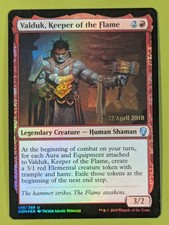 PRERELEASE PROMO FOIL Valduk, Keeper of the Flame x1 Dominaria 1x MTG picture