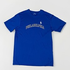 Polo Ralph Lauren Performance Blue Philadelphia Graphic Crewneck T-Shirt XL picture