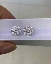 20 Pcs Lab-Grown CVD Diamond 6.50 mm Round D, FL Certified Loose Diamond picture