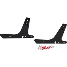 DRAG SPECIALTIES Sissy Bar Side Plates Harley MISSING SCREWS DISCOUNT 1504-0027 picture