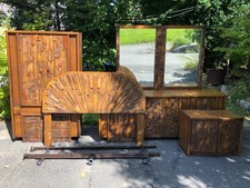 4 Pc Lane Pueblo Brutalist Mid-Century Bedroom Set picture
